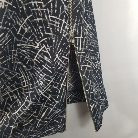 WAYF BLACK WHITE A-LINE DRESS. SIZE M - Picture 13 of 16